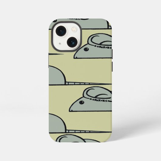 ネズミ群 iPhoneケース (裏面)