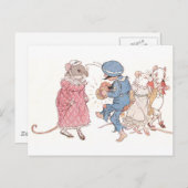 ネズミ踊りからコンセルティナ ポストカード (正面/裏面)