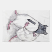 ネズミ遊のキッチンタオル キッチンタオル (横)