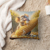 ネズミ食べのトウモロコシ クッション (ブランケット)