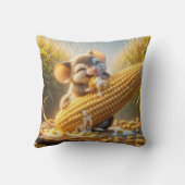 ネズミ食べのトウモロコシ クッション (裏面)