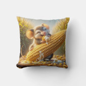 ネズミ食べのトウモロコシ クッション (正面)