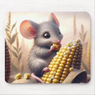 ネズミ食べのトウモロコシ マウスパッド