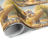 ネズミ食べのトウモロコシ ラッピングペーパー (ロールコーナー)