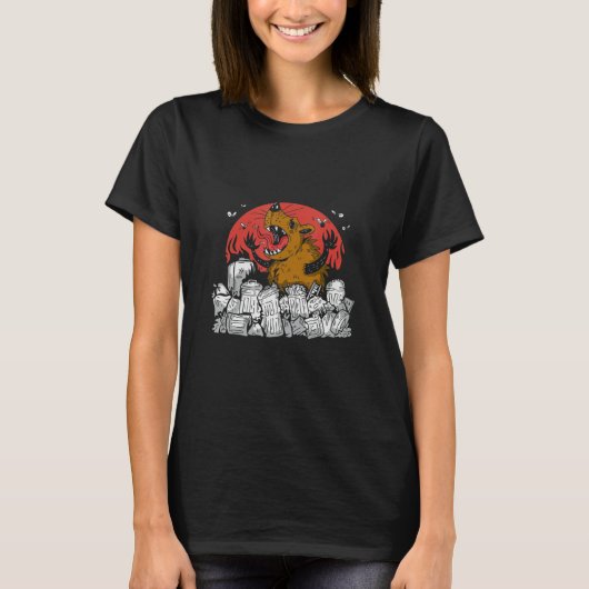 ネズミ ごみ ハエ 悪臭 Tシャツ (正面)