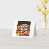 ネズミ カード (黄色い花)