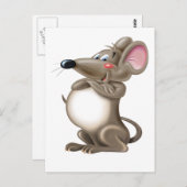 ネズミ、サリス、マース、ラトン ポストカード (正面/裏面)