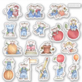 ネズミ シール (正面)