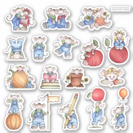 ネズミ シール (正面)