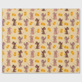 ネズミ・チーズ ラッピングペーパー (フラット)