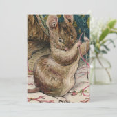 ネズミ – ビアトリックス・ポッター 招待状 (スタンド正面)