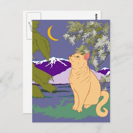 ネズミ ポストカード (正面/裏面)