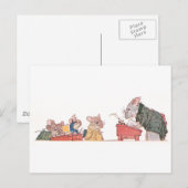 ネズミ ポストカード (正面/裏面)