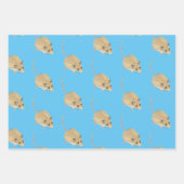 ネズミ ラッピングペーパーシート (正面3)