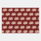 ネズミ ラッピングペーパーシート (正面2)