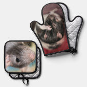 ネズミ 鍋つかみ&鍋敷きセット (正面/裏面)
