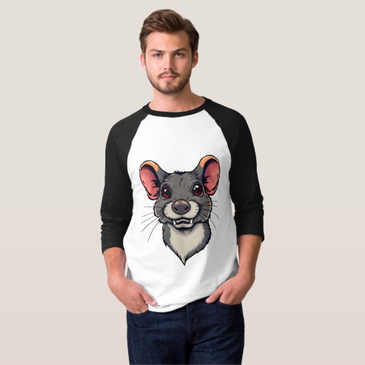 ネズミ Tシャツ (正面フル)