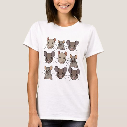 ネズミ Tシャツ (正面)