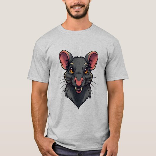 ネズミ Tシャツ (正面)