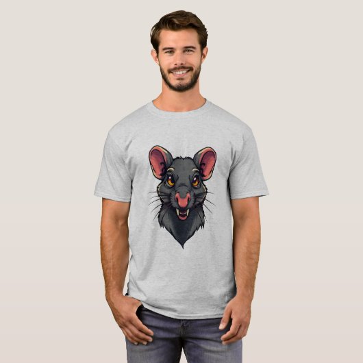 ネズミ Tシャツ (正面フル)