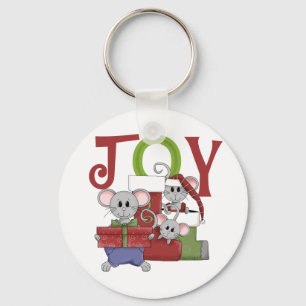 ネズミJOYクリスマスTシャツ&ギフト キーホルダー