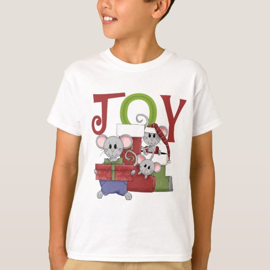 ネズミJOYクリスマスTシャツ&ギフト Tシャツ (正面)