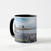 ネセダのプールと湿地 マグカップ (正面左)