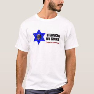 ネタニヤフの戦争犯罪者のティー Tシャツ