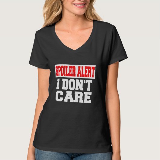 ネタバレ注意なんて気にしない エモ着 Tシャツ (正面)