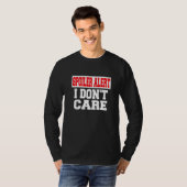 ネタバレ注意なんて気にしない Emo ファッション Tシャツ (正面フル)