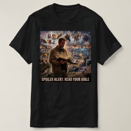 ネタバレ注意 Tシャツ (デザイン正面)