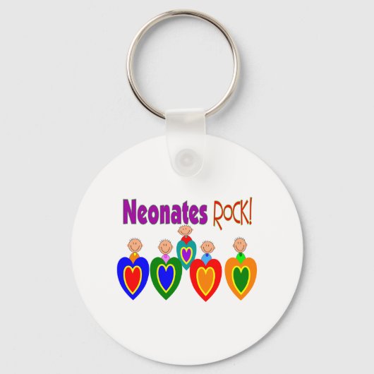 ネタルナースギフト「Neonates ROCK! キーホルダー (正面)