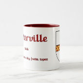 ネターヴィルファミリーシールドマグ ツートーンマグカップ (中央)