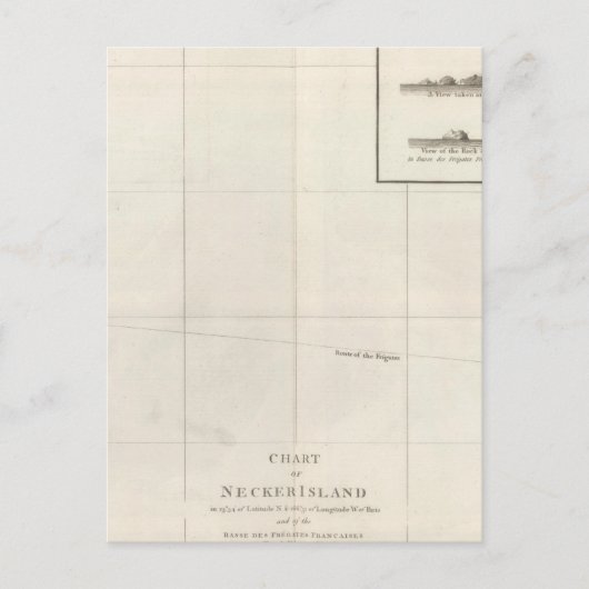 ネッカー島図 ポストカード (正面)