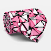 ネックタイシームレスなジオメトリ三角形シェイプパターン ネクタイ (ロール)