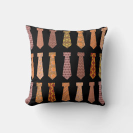 ネックタイブラウンエピックパターンデザイン クッション