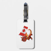 ネックタイ ラゲッジタグ (裏面縦)