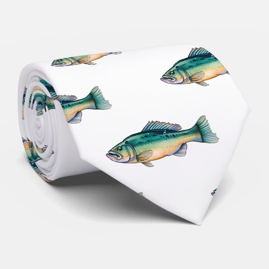 ネックタイ – 水彩シリーズ：低音 ネクタイ (ロール)