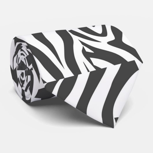 ネックタイ（白黒） ネクタイ (ロール)