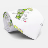 ネックタイ – MOJITOレシピカクテルアート ネクタイ (ロール)