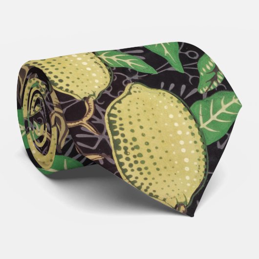 ネックタイ： WILLIAM MORRIS : POMEGRANATES ネクタイ (ロール)