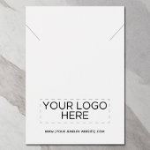 ネックレスあなたのロゴを追加ジュエリーディスプレイカード