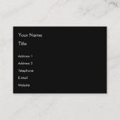 ネックレスの星雲のハッブルの宇宙 名刺 (裏面)