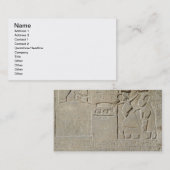 ネックレスの石碑、金ゴールドを受け取るHormin 名刺 (正面/裏面)