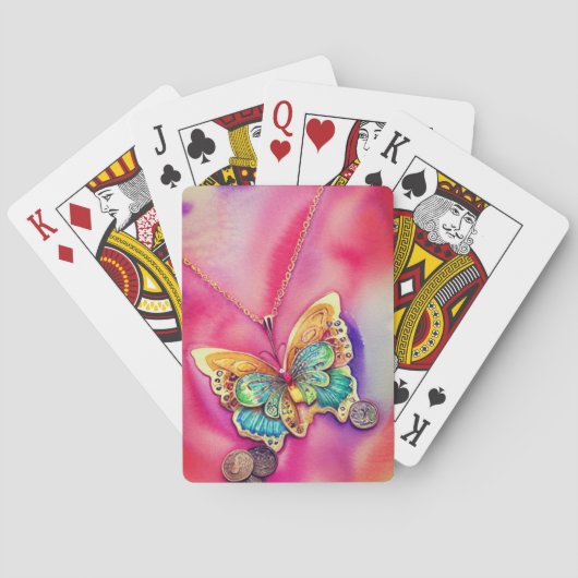 ネックレスアート トランプ (裏面)