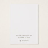 ネックレスエレガントホワイトウッドサークルモチーフ (裏面)