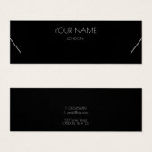 ネックレスシンプルディスプレイカード (正面&裏面)