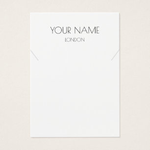 ネックレスシンプル又はブレスレット表示カード