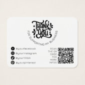 ネックレスジュエリーモダン表示シンプル白黒 (裏面)