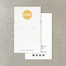 ネックレススタッドイヤリングホワイトレザーアドロゴ